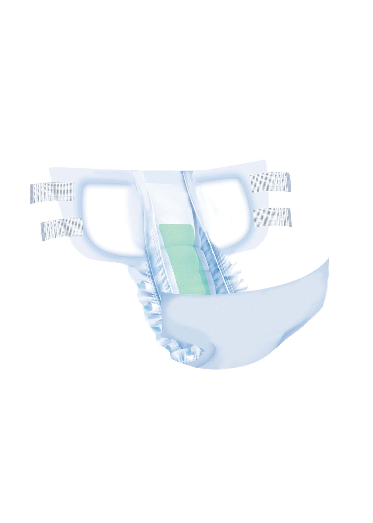 Underx Raw Adult Brief – High-Absorbency Incontinence Brief with Tabs