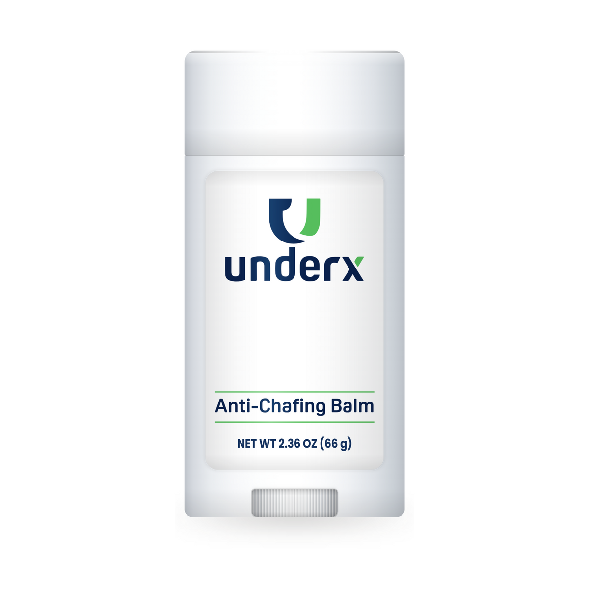 UnderX Anti-Chafing Balm Stick | Zinc Oxide Free (2.36 oz)