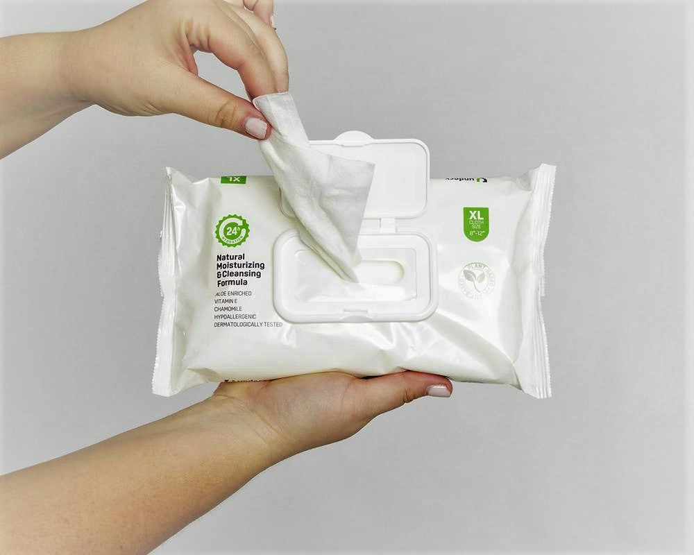Underx Disposable XL Washcloths | UnderX Incontinence Products