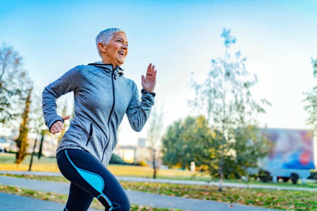 active elderly woman