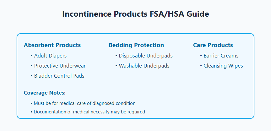 Understanding FSA/HSA Coverage for Incontinence Products