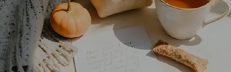 note of gratitude in fall