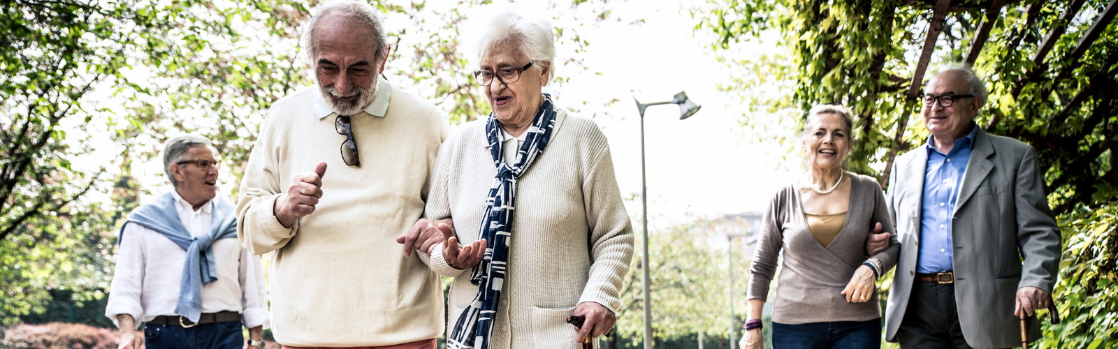 old people walking