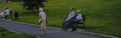 old people walking outside with adult diapers on 