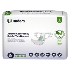 Load image into Gallery viewer, Women’s Adult Diapers | Overnight Absorbency (Tabbed Briefs)

