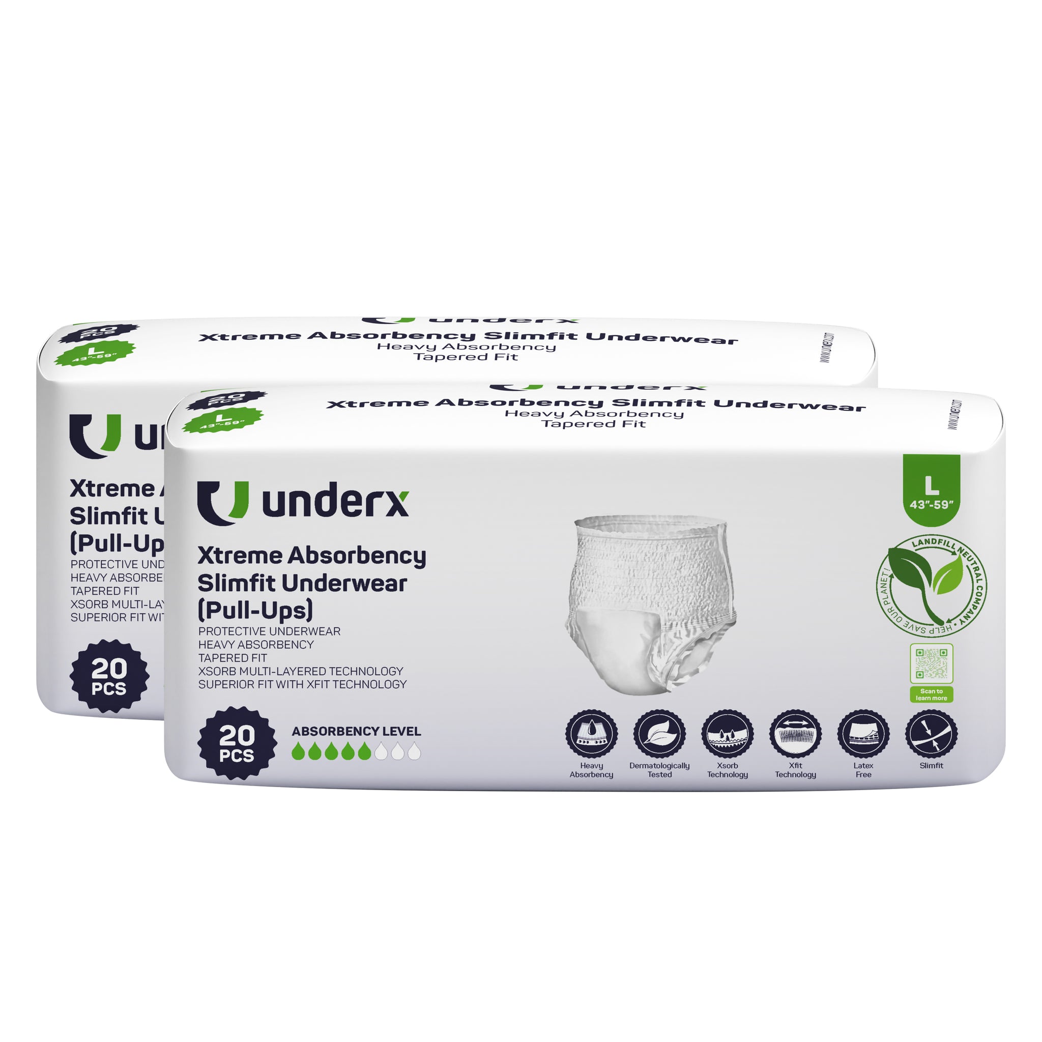 Adult Incontinence Underwear - Maximum Absorbency Disposable Pull Up  Diapers for Women & Men, 10 Count, Medium